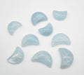 Aquamarine Crystal Moon - 2.2 cm - 2.5 cm